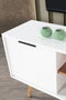 Hanah Home Sina 3618 Soporte para TV Blanco y Nogal